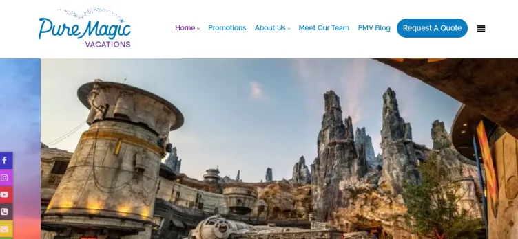 Screenshot Pure Magic Vacations