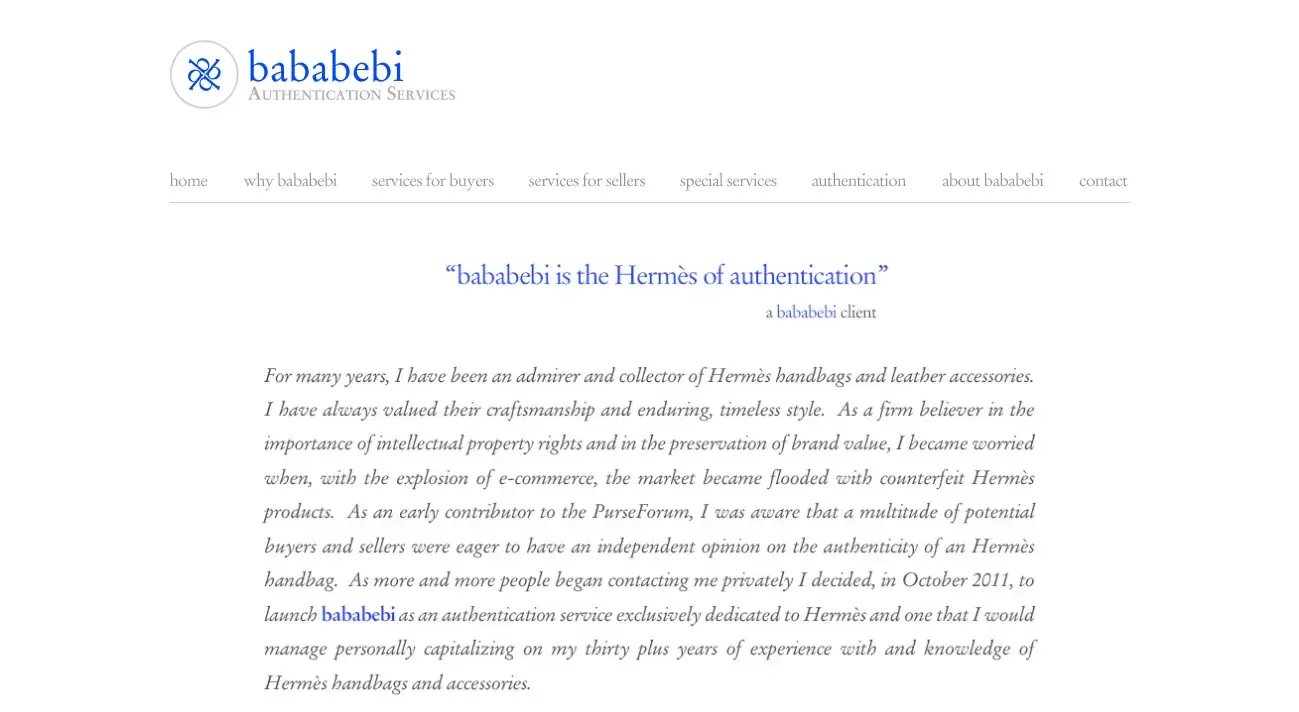 Bababebi authentication hot sale