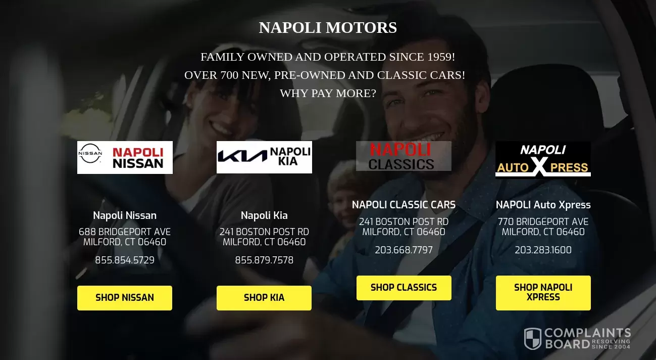 napoli motors com