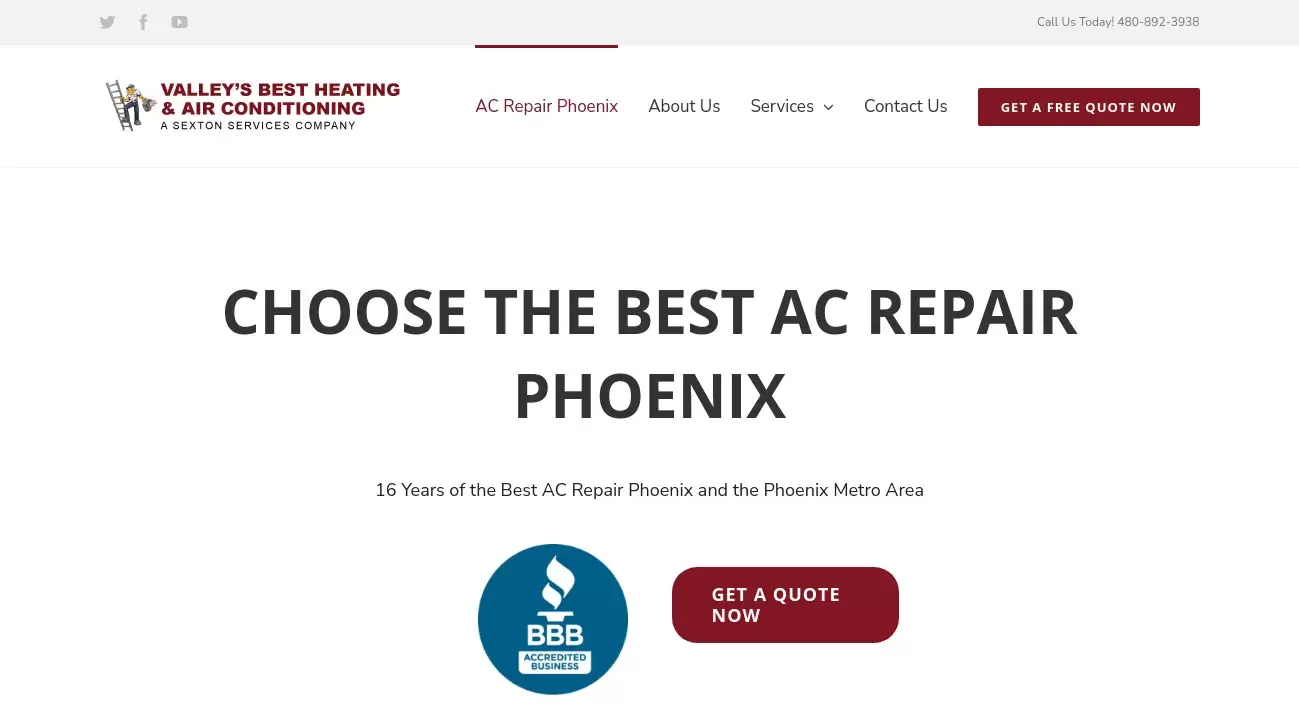 valley's best heating and air conditioning