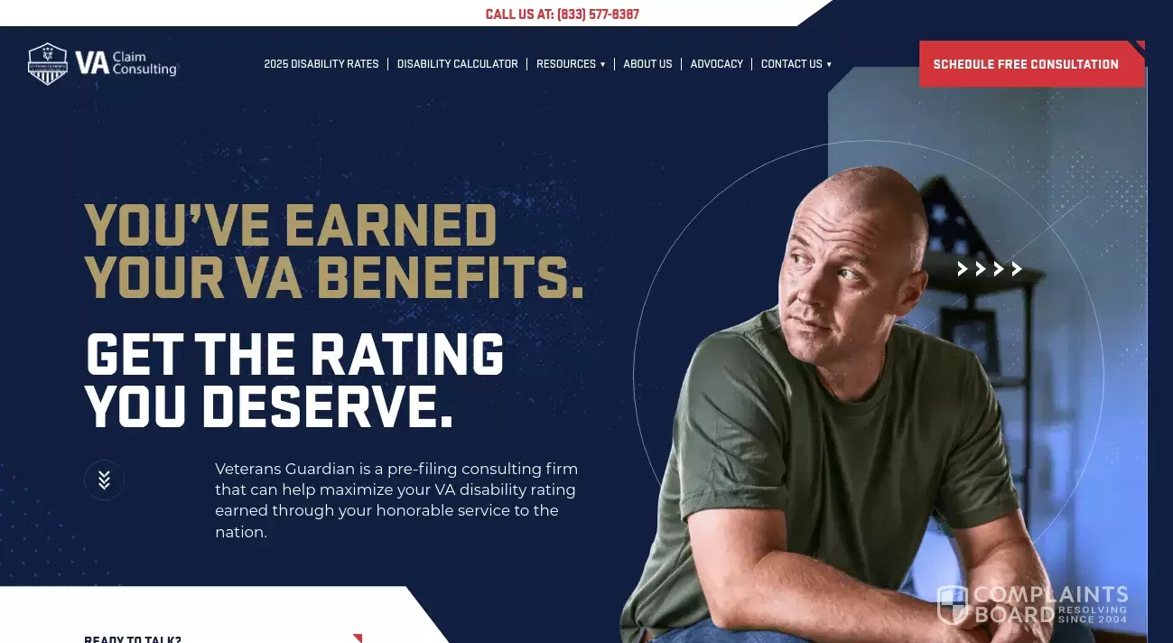 Veterans Guardian VA Claim Consulting Legit Customer Reviews