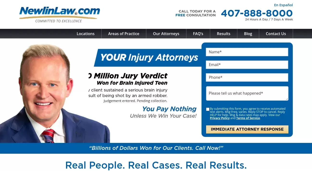 Dan Newlin Injury Attorneys Legit Customer Reviews | ComplaintsBoard