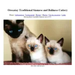 Orecatay Traditional Siamese and Balinese Cattery Customer Service Phone, Email, Contacts