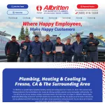 Allbritten Plumbing, Heating and Air Conditioning Services Customer Service Phone, Email, Contacts