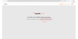 Opodo - Opodo prime subscription misleading info - cancellation and 100% of £89.99 refund task