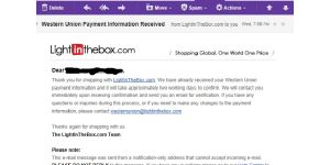 Light In The Box - slow payment confirmation and worried for my orders