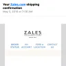 Zale Jewelers / Zales.com - un-authorized purchase made on my debit card may 7, 2018