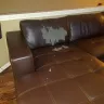 The RoomStore - peeling of the fake leather on the couch I purchased from the roomstore
