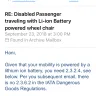 Pegasus Airlines - not allowing my battery wheel chair