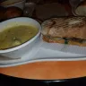 Panera Bread - pick 2 steak and white cheddar w/ cream of broccoli soup