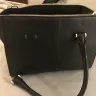 Kate Spade - black and tan leather purse