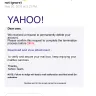 Yahoo! - fake emails