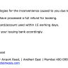 Jet Airways India - refund not received