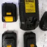 ShopGoodwill - dewalt 12 volt charger and 3 batteries