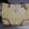 Coach - color has changed from pink to yellow without usage and no exposure to sun at all.
