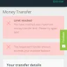 Neteller - unable to transfer fund