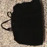 Mango - leather black bag