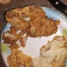 Popeyes - Chicken, mashed potatoes, macaroni and cheese