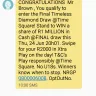 Sun International - SMS received regarding diamond draw and r2000 extra play