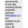 Pos Malaysia - Pertaining my parcel