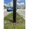 AT&T - AT&T pole that is damaged