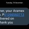 Aramex International - Package NOT delivered. But Aramex lied its delivered. So I can't even track it. 