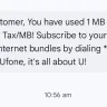 Ufone - Ufone looting customers by deduction of not being used service charges 