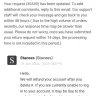 STACEES - Dishonest company sent faulty bridesmaid dresses