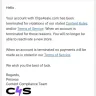 Clips4Sale - Terminated my account and stole my funds.