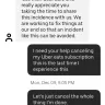 Uber Eats - Horrible customer service