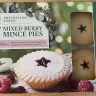 Woolworths - Woolworths home brand: australian baked: mixed berry mince pies (6 pkt 360g golden baked pies)