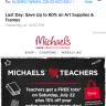 Michaels Stores - customer service/knowledge of current promotions