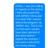 AIESEC International - mistreatment in an refund issue