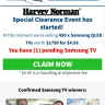 Harvey Norman - suspicious sms