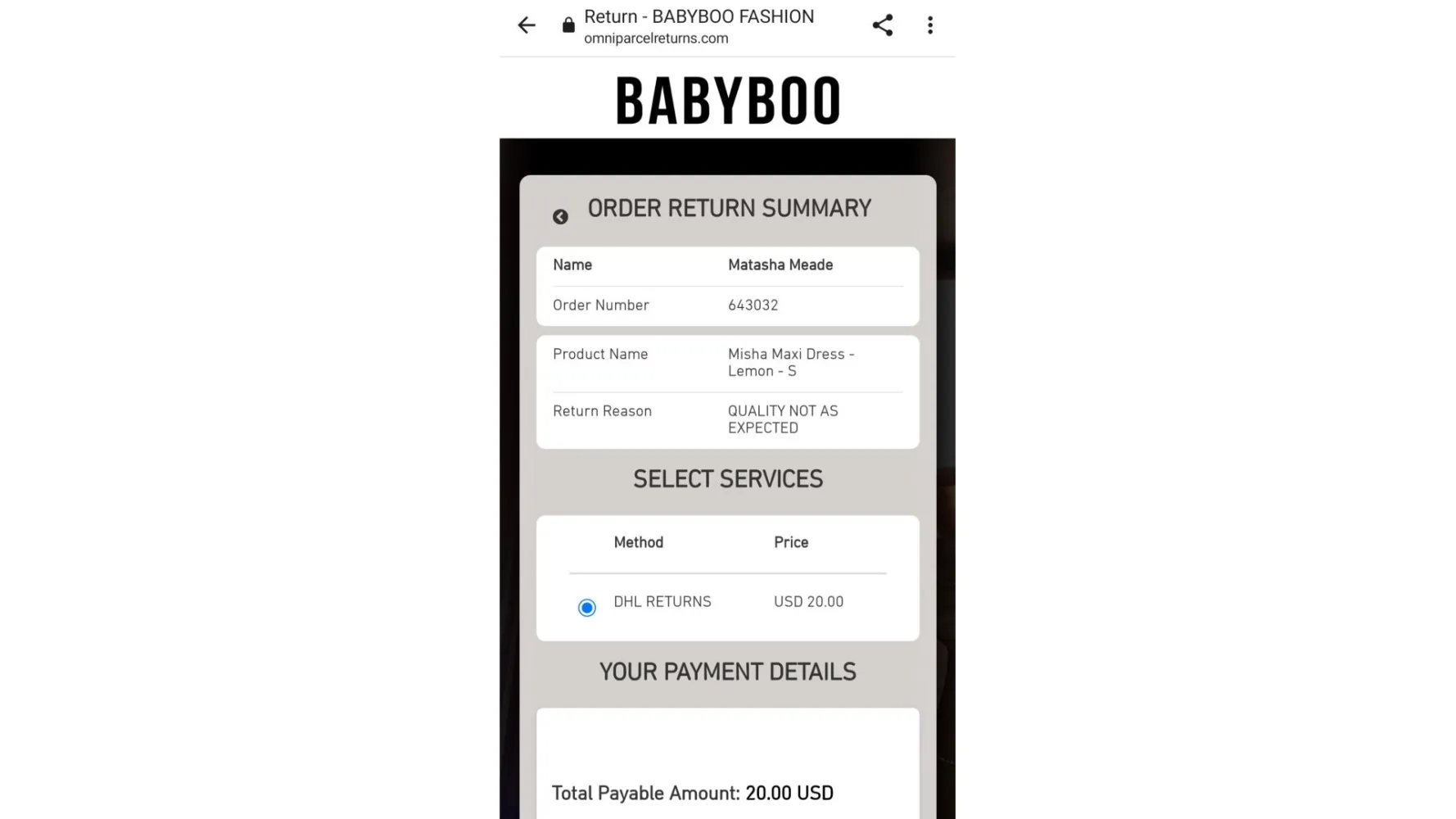 Babyboo Fashion Reviews  Read Customer Service Reviews of babyboofashion .com