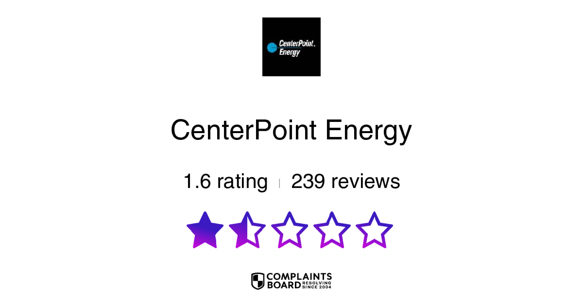  CenterPoint Energy Reviews 2024 All You Need To Know ComplaintsBoard