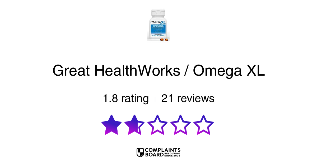 Great HealthWorks Omega XL Reviews 2024 All You Need to Know