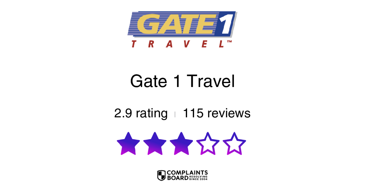 Gate 1 Travel Reviews 2024 All You Need to Know ComplaintsBoard