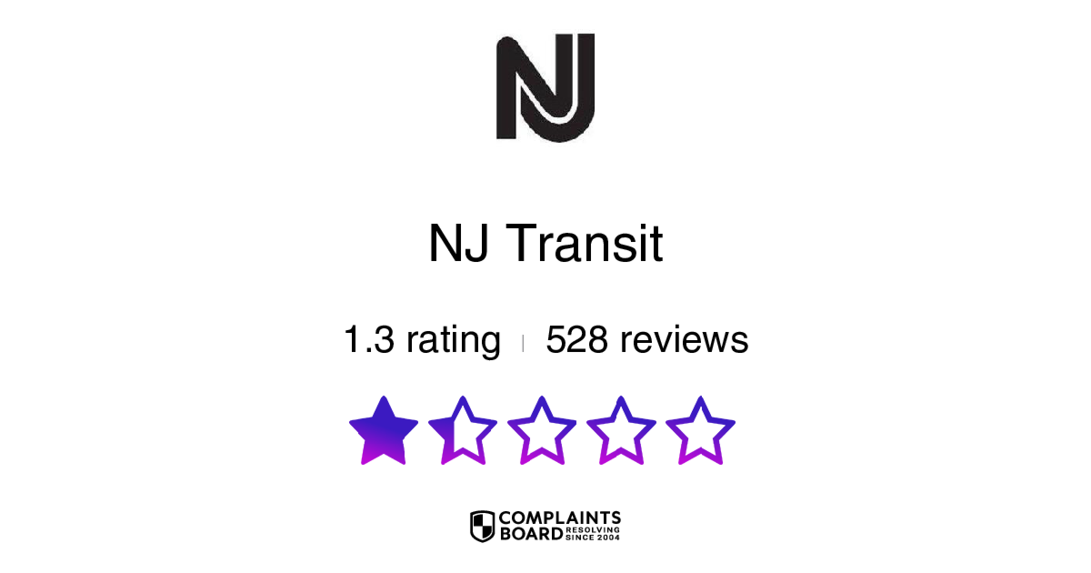 NJ Transit Commuters Reviews 2024 All You Need to Know ComplaintsBoard