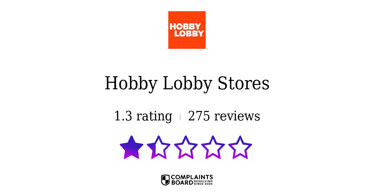 Hobby Lobby Stores Customer Service Phone, Email, Address, Contacts