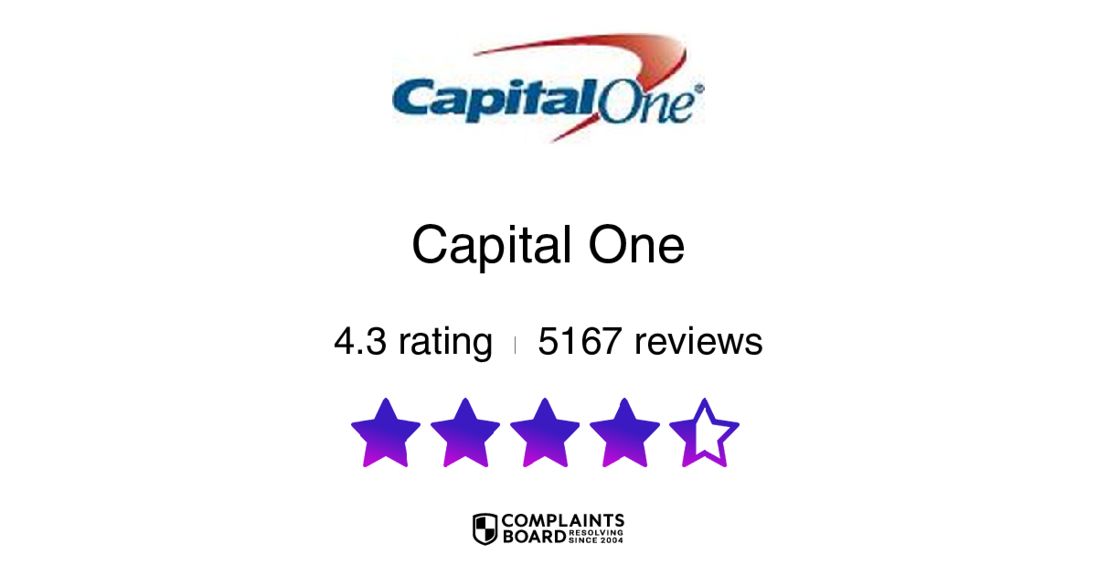 Capital One Reviews 2024 All You Need to Know ComplaintsBoard