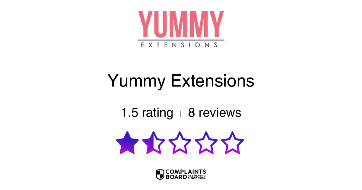 Yummy Extensions Reviews 2024 All You Need To Know ComplaintsBoard   Rating 