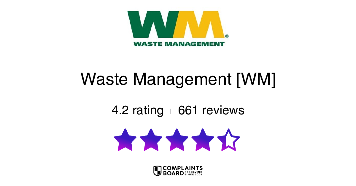 Waste Management WM Reviews 2024 All You Need To Know Page 33   Rating 