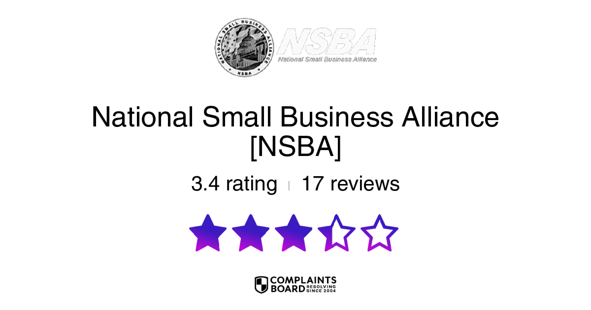 National Small Business Alliance [NSBA] Reviews 2024 All You Need to