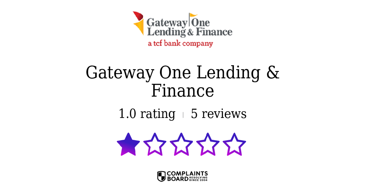 Gateway One Lending & Finance Borrowers Reviews 2024 – All You Need to ...