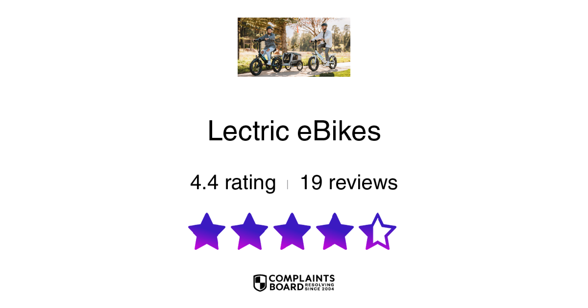 Lectric eBikes Reviews 2024 All You Need to Know ComplaintsBoard