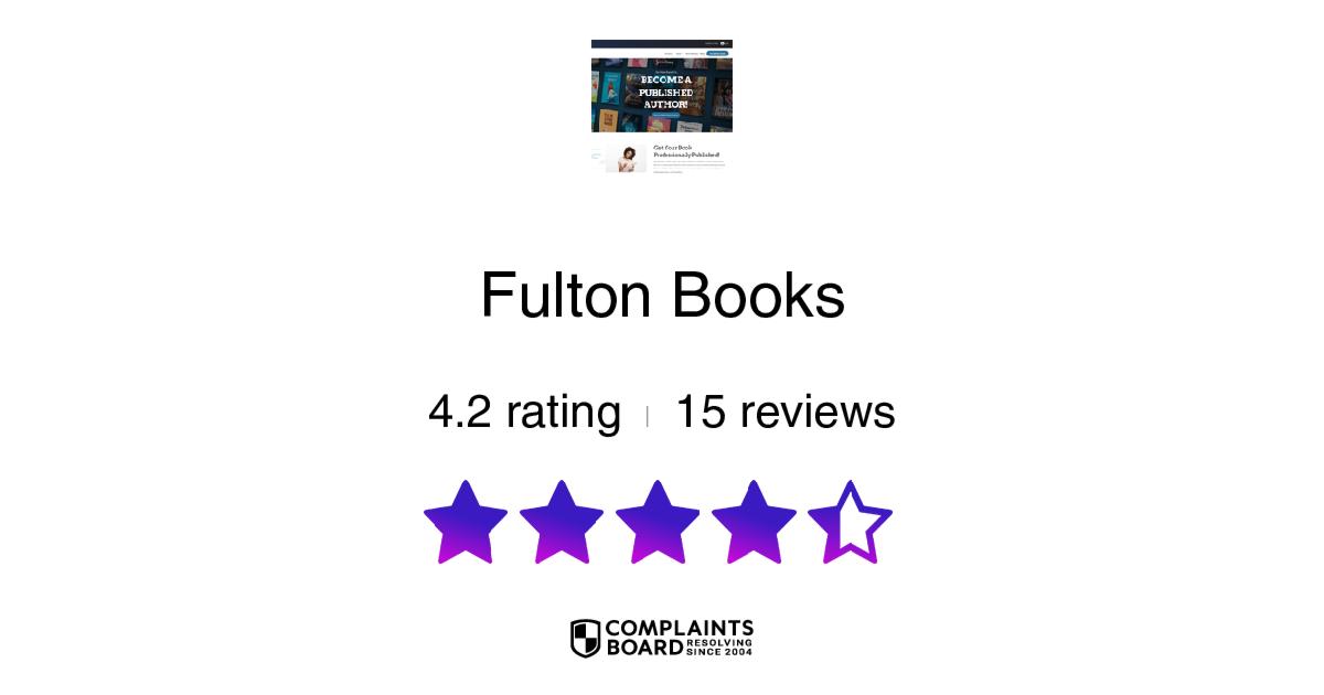 Fulton books deals reviews complaints