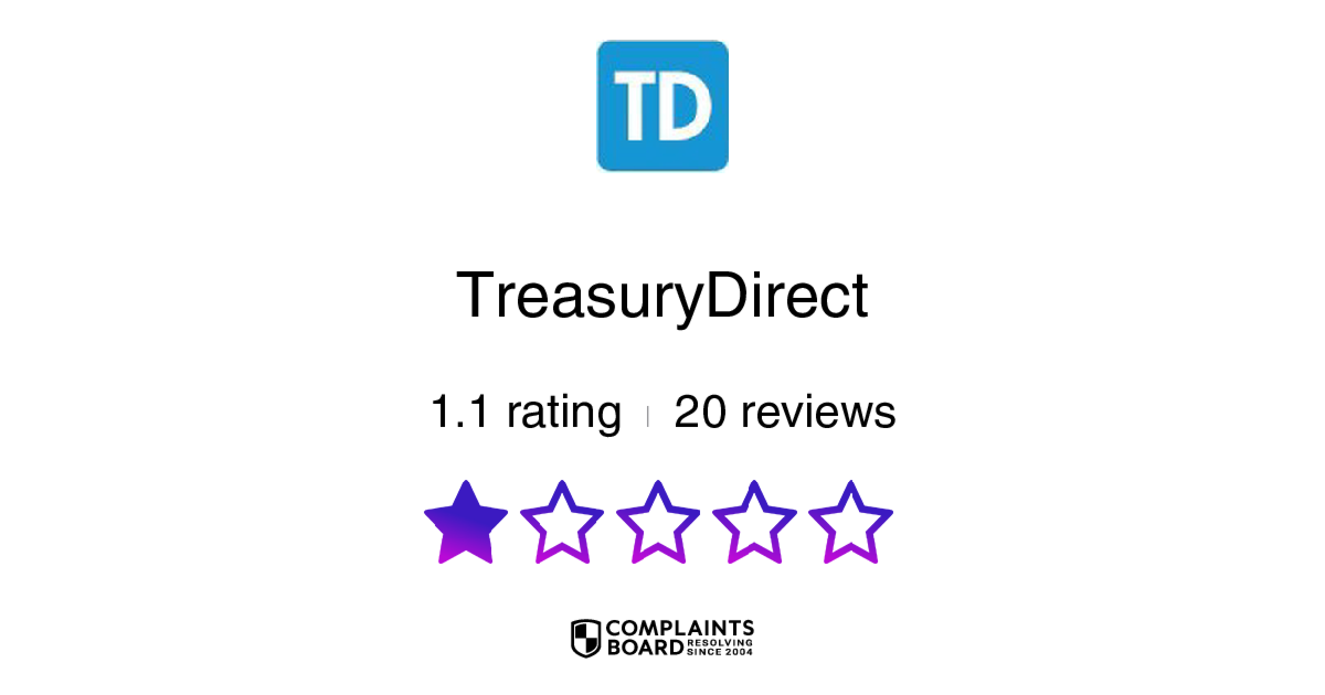 TreasuryDirect Reviews 2024 – All You Need To Know | ComplaintsBoard