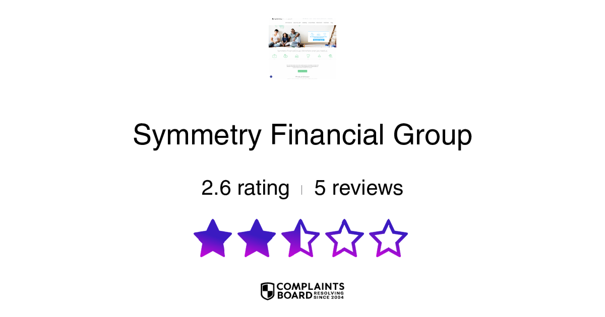 Symmetry Financial Group Reviews 2024 All You Need To Know   Rating 