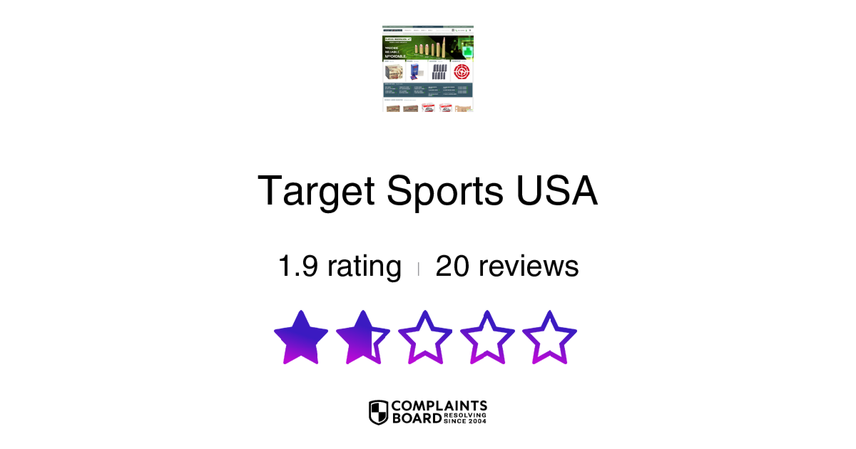 Target Sports USA Reviews  Read Customer Service Reviews of  targetsportsusa.com